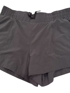 all in motion Black Women's Athletic Shorts with Drawcord Waist